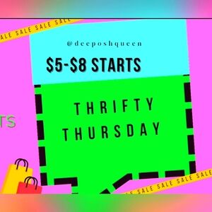 Thrifty Thursday  Live Show